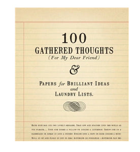 Paper, 100 pieces of gathered thoughts