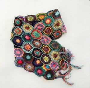 Accessories, crochet scarf