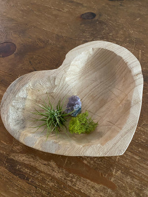 Home decor, heart bowl