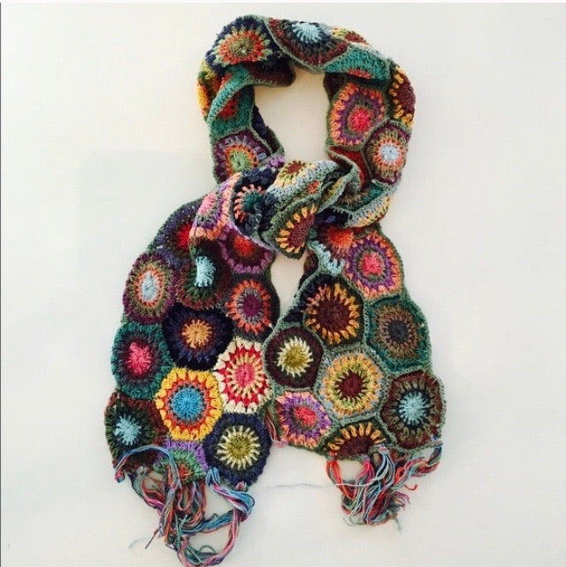 Accessories, crochet scarf
