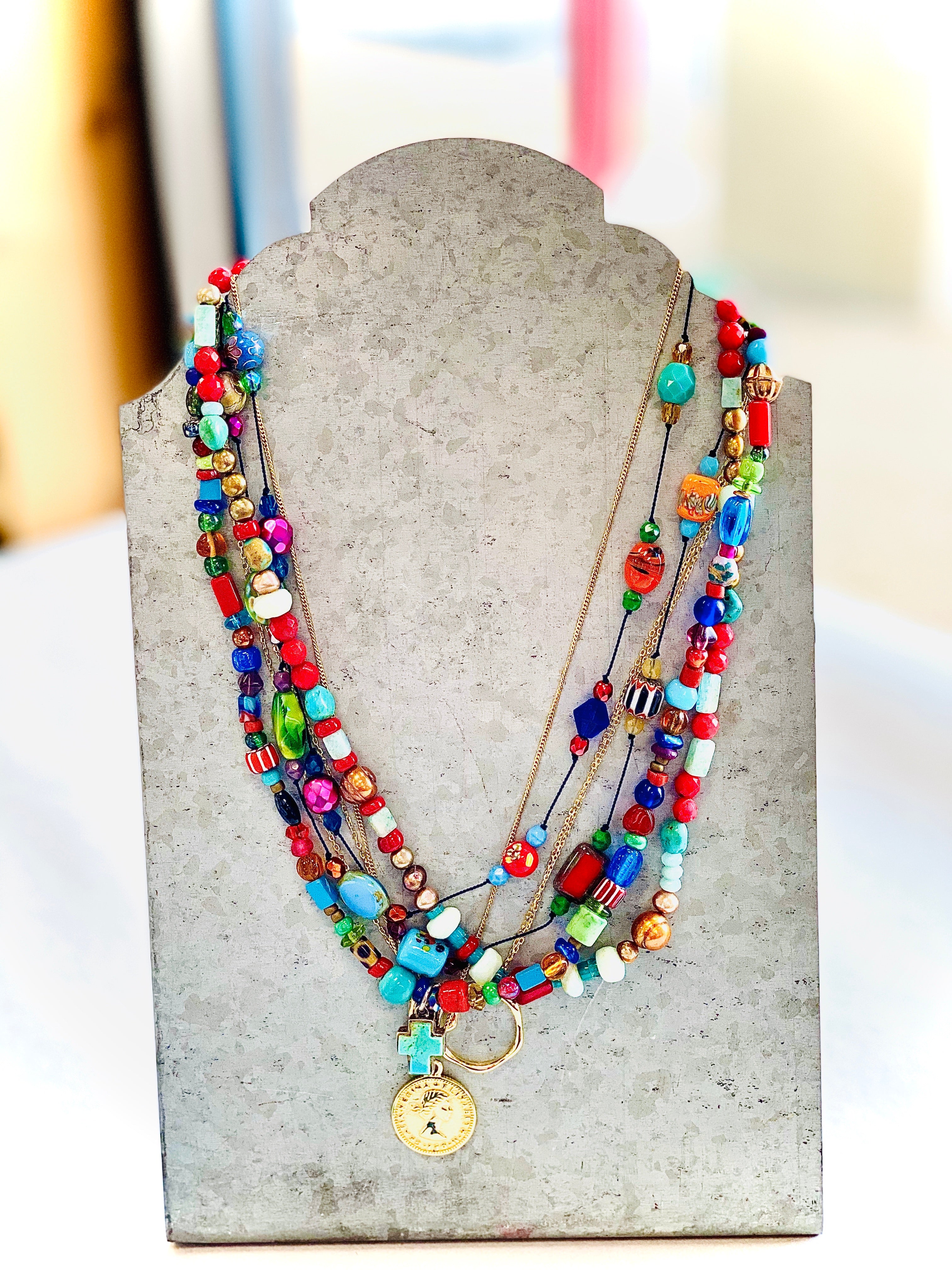 Jewelry, semi precious stone necklace